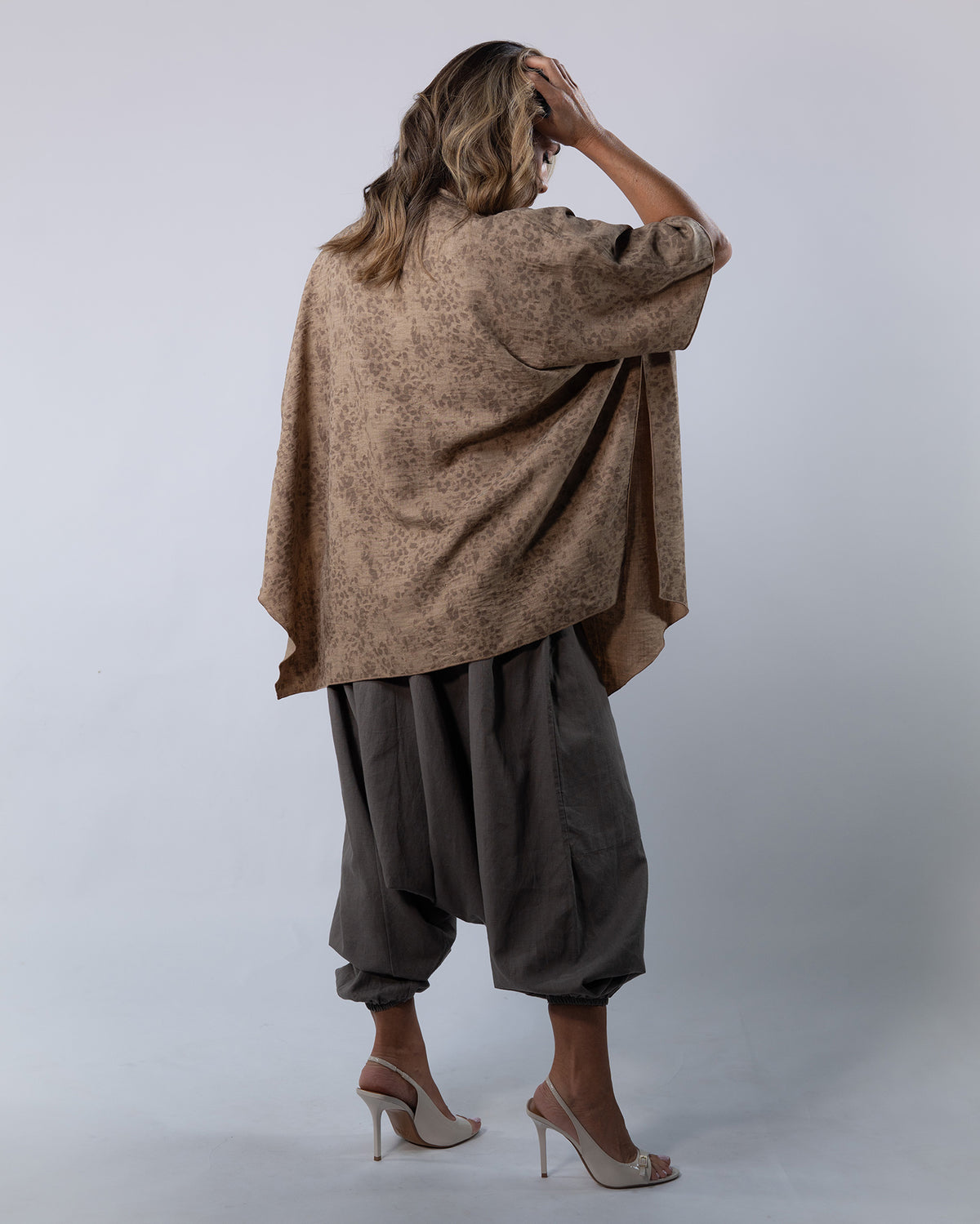 Linen Flow Pants - Cacao