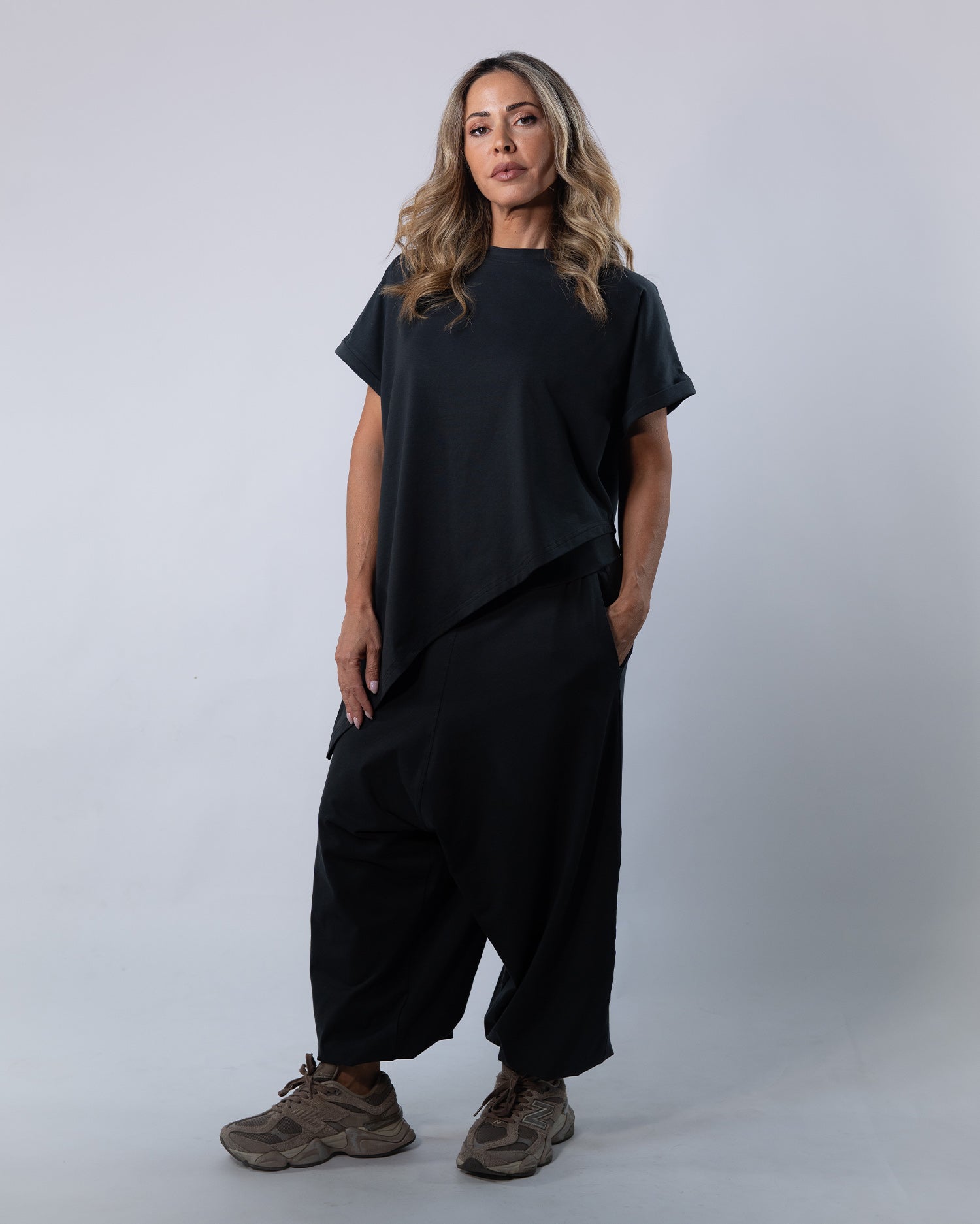 Cotton Set Women - Gunmetal