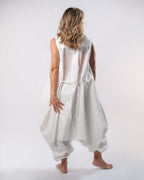 Pure Linen Vest - White