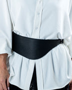 Contour Belt - Black Leather