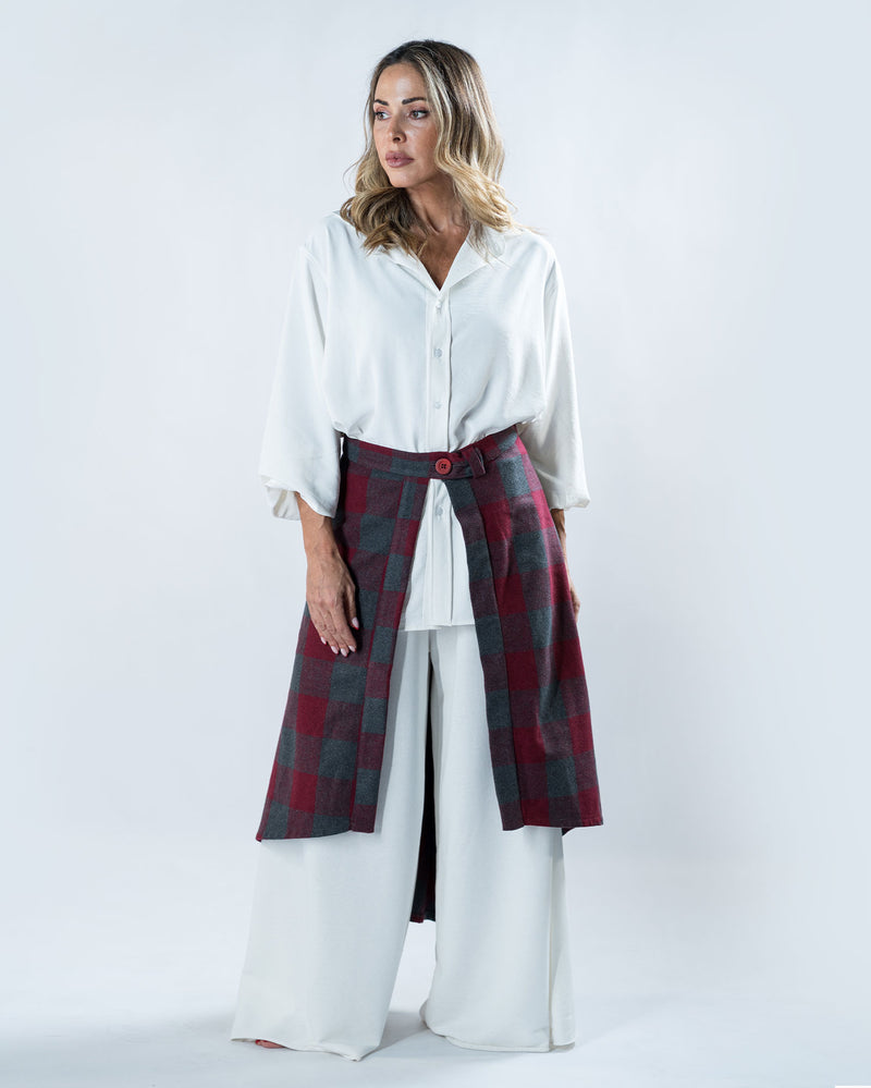 Burgundy Long Wrap
