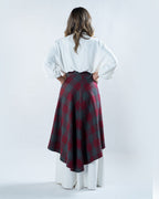 Burgundy Long Wrap