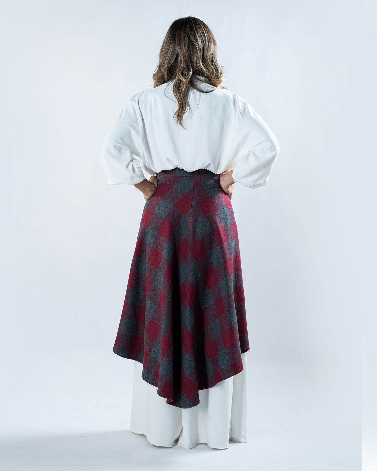 Burgundy Long Wrap