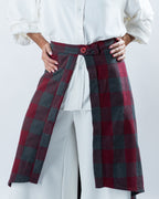 Burgundy Long Wrap