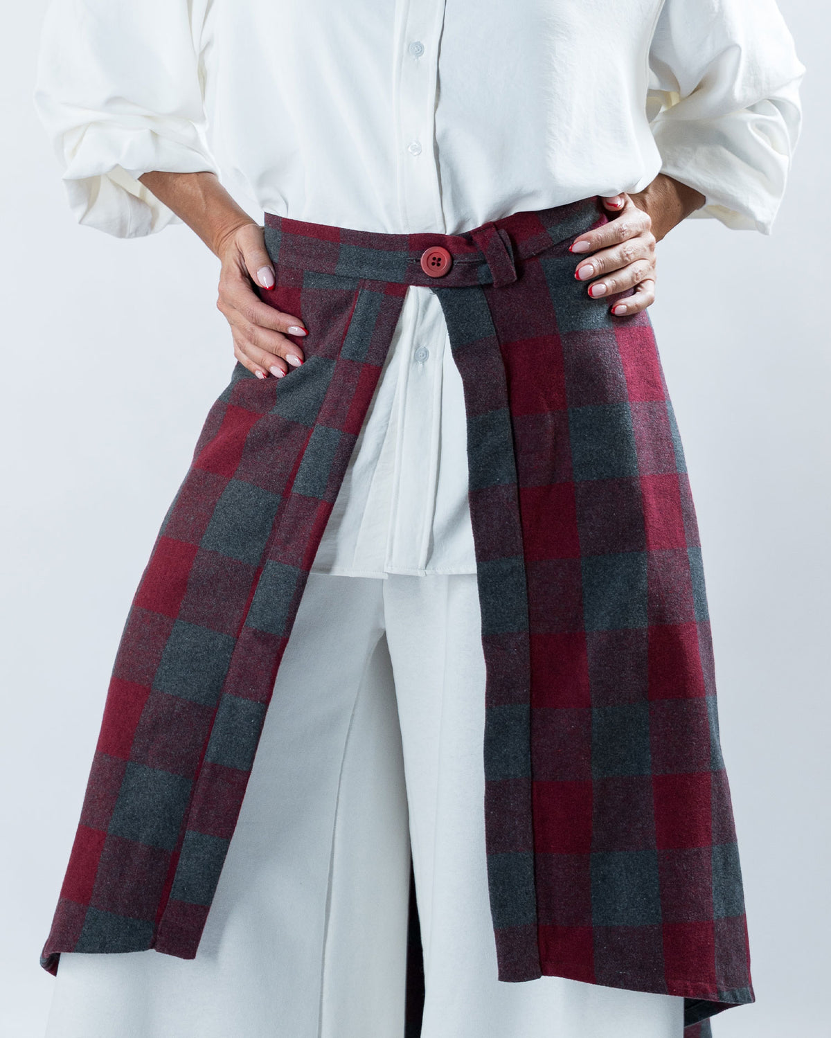 Burgundy Long Wrap