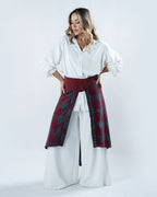 Burgundy Long Wrap