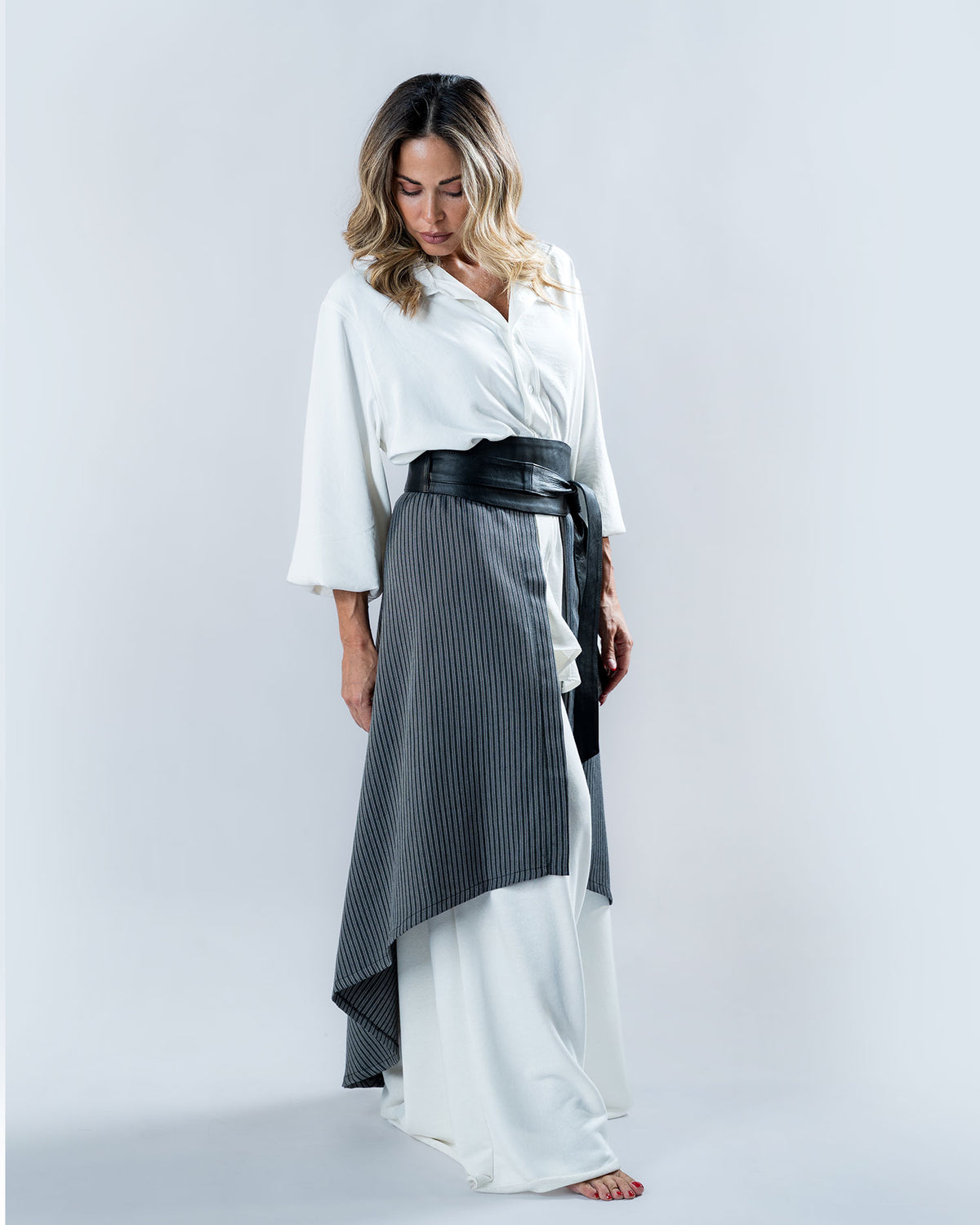 Charcoal Long Wrap