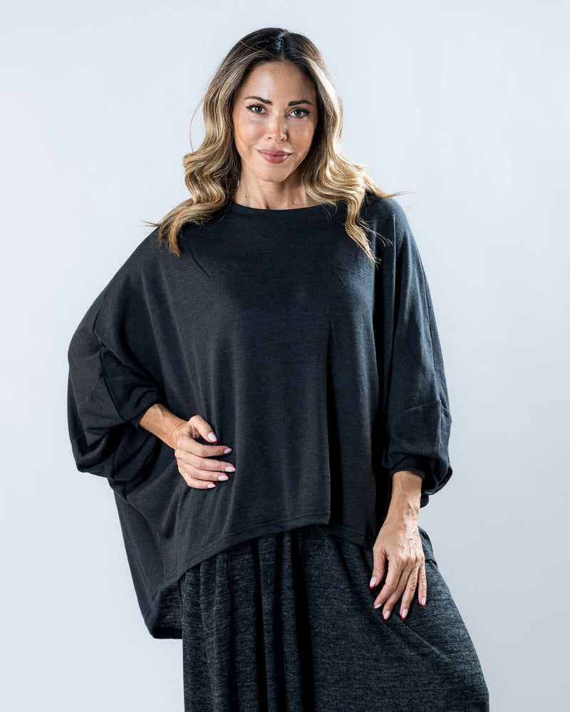 Cocoon Top - Dark Grey