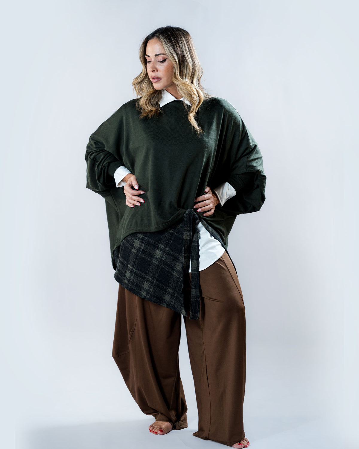 Cocoon Top - Olive