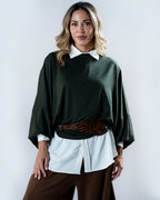 Cocoon Top - Olive
