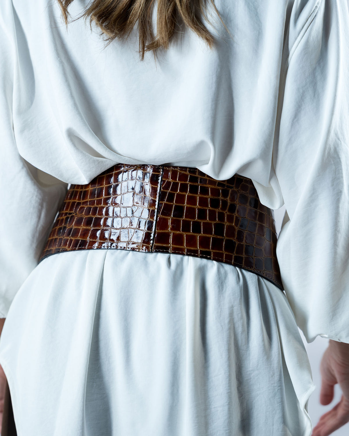 Contour Belt - Crocodile