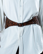 Contour Belt - Crocodile