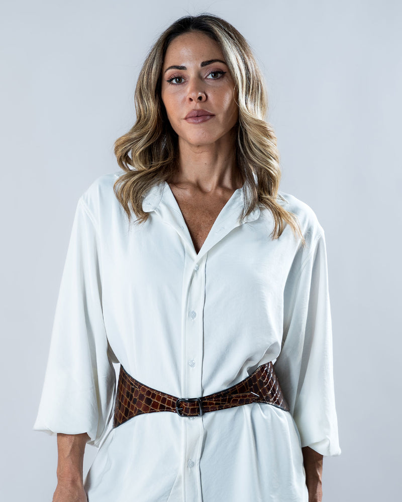 Contour Belt - Crocodile