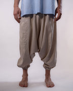 Linen Flow Pants Men - Beige