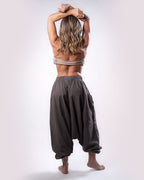 Linen Flow Pants Women - Cacao