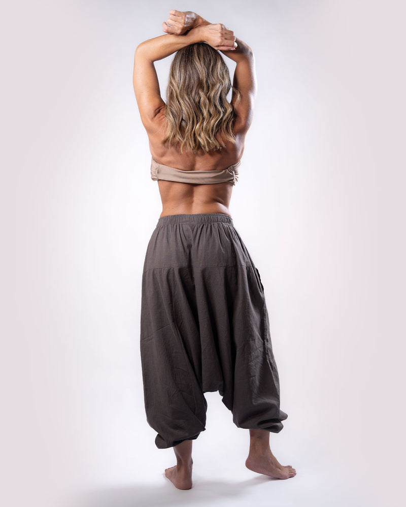 Linen Flow Pants Women - Cacao