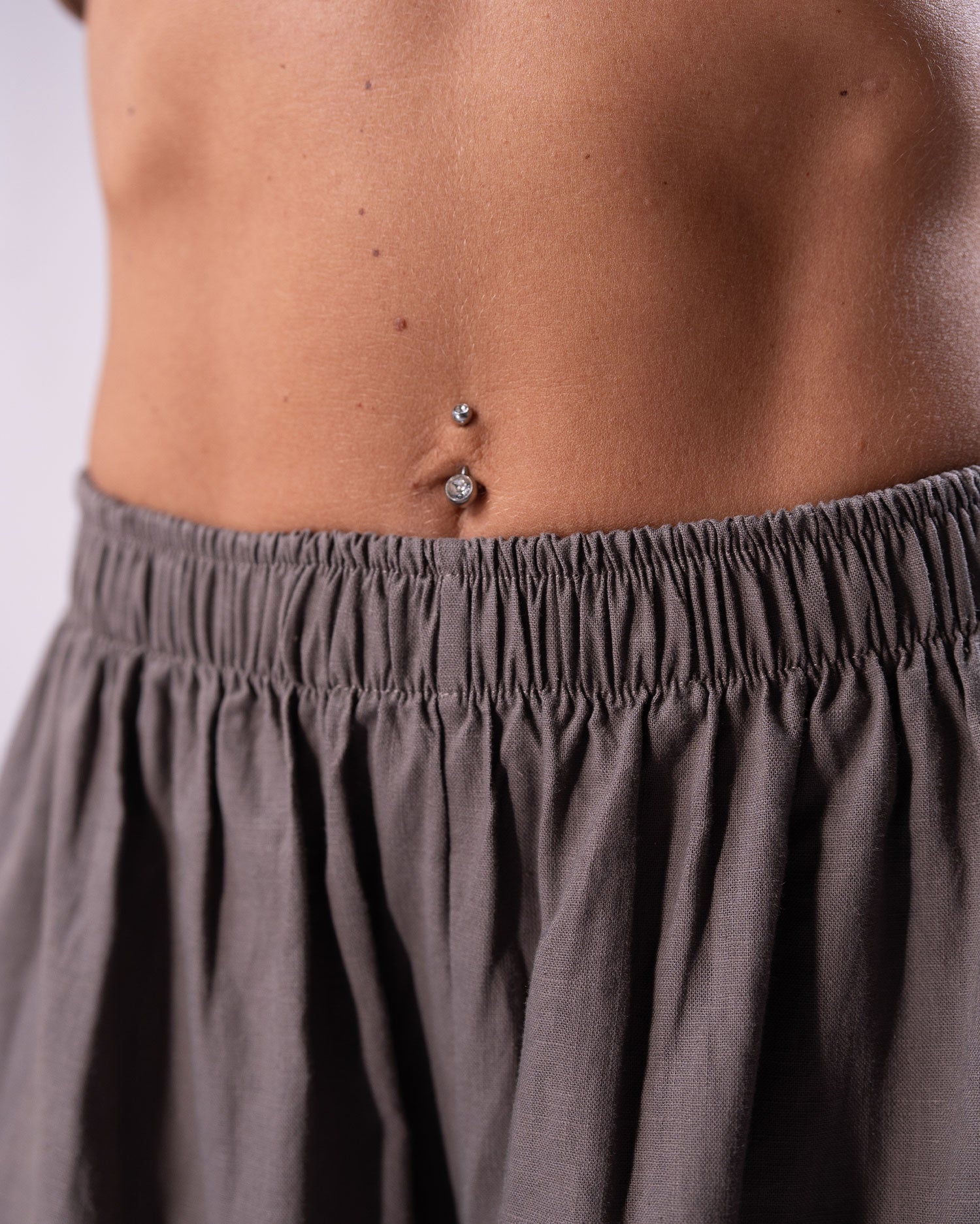 Linen Flow Pants Women - Cacao