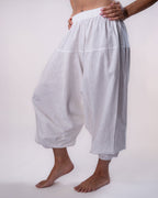 Linen Flow Pants Women - White