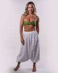 Linen Flow Pants Women - White