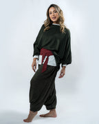 Double Wrap Belt Leather - Burgandy