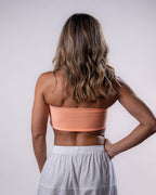 Straight Crop Top - Orange