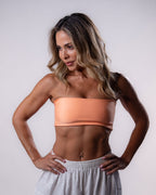 Straight Crop Top - Orange