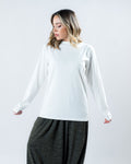 White Cotton Long Sleeve